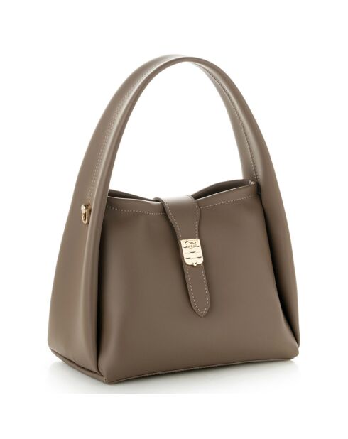 Sac à main Turin taupe foncé - 25x13x19 cm
