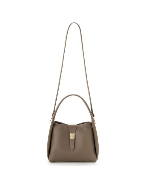 Sac à main Turin taupe foncé - 25x13x19 cm