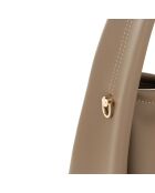 Borsa Turin tortora scuro - 25x13x19 cm