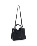 Bolso negro Perugia - 28x14x22 cm