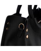 Bolso negro Perugia - 28x14x22 cm