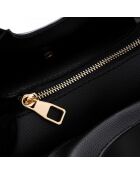 Bolso negro Perugia - 28x14x22 cm