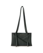 Sac porté épaule Avellino vert foncé - 30x12x20 cm