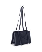 Sac porté épaule Avellino bleu marine - 30x12x20 cm