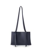 Sac porté épaule Avellino bleu marine - 30x12x20 cm