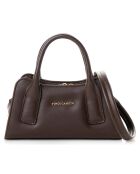 Bolso Bergamo marrón chocolate - 25x11x13 cm