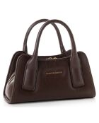 Bolso Bergamo marrón chocolate - 25x11x13 cm