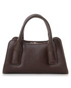 Bolso Bergamo marrón chocolate - 25x11x13 cm