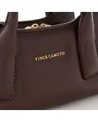 Bolso Bergamo marrón chocolate - 25x11x13 cm
