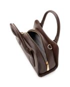 Bolso Bergamo marrón chocolate - 25x11x13 cm