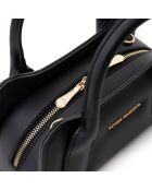 Sac à main Bergamo noir - 25x11x13 cm