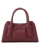 Sac à main Bergamo rouge bordeaux - 25x11x13 cm