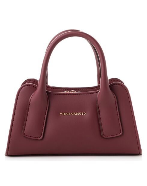 Sac à main Bergamo rouge bordeaux - 25x11x13 cm