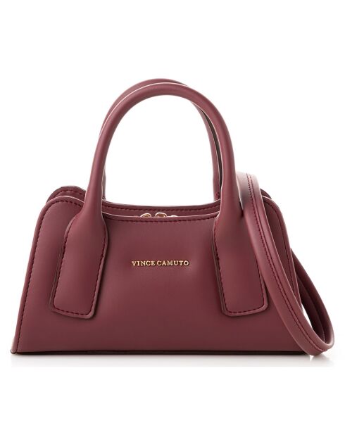 Sac à main Bergamo rouge bordeaux - 25x11x13 cm