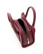 Sac à main Bergamo rouge bordeaux - 25x11x13 cm