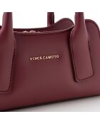 Sac à main Bergamo rouge bordeaux - 25x11x13 cm