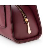 Sac à main Bergamo rouge bordeaux - 25x11x13 cm