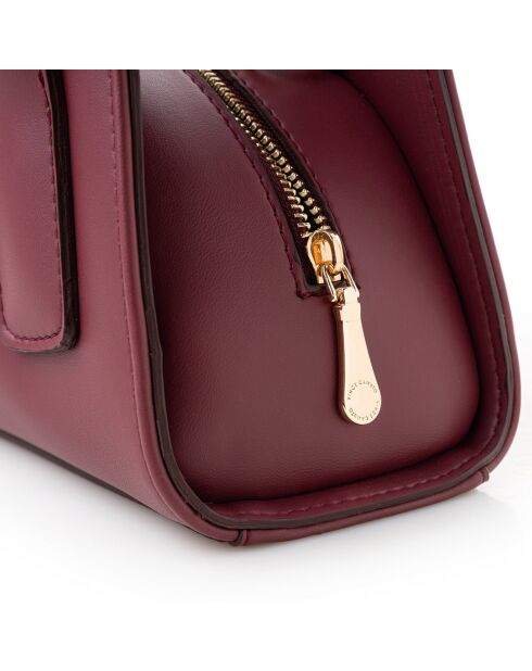 Sac à main Bergamo rouge bordeaux - 25x11x13 cm