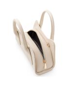 Sac à main Bergamo crème - 25x11x13 cm