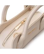 Sac à main Bergamo crème - 25x11x13 cm