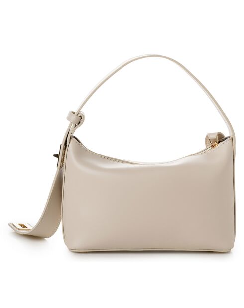 Sac bandoulière Novara crème - 24x10x16 cm