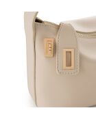 Sac bandoulière Novara crème - 24x10x16 cm