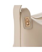 Sac bandoulière Novara crème - 24x10x16 cm