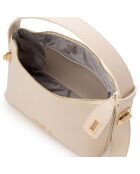 Sac bandoulière Novara crème - 24x10x16 cm