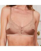 Soutien-gorge non paddé Lena caramel