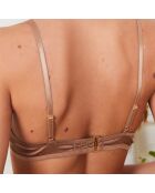 Soutien-gorge non paddé Lena caramel