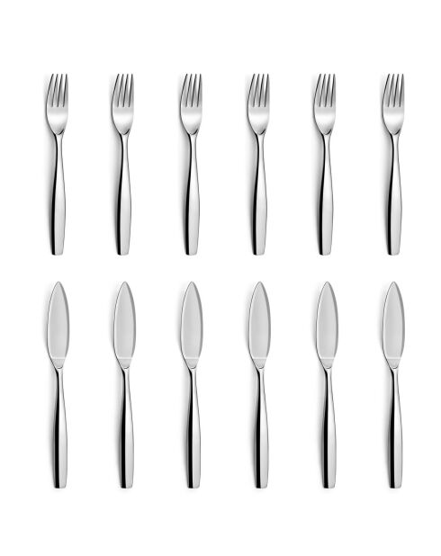 Set de 12 cubiertos de pescado Wallis