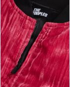 Blouson en Velours Crinkle rose