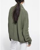 Cardigan Avec Snap Devant lichen