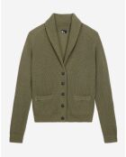 Cardigan Avec Snap Devant lichen