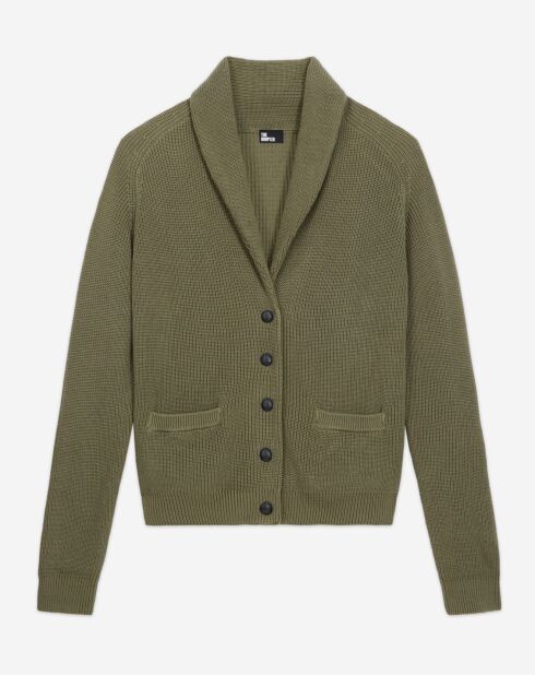 Cardigan Avec Snap Devant lichen