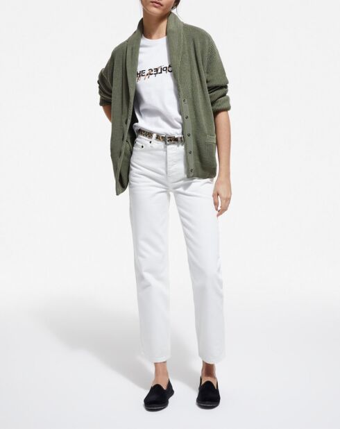 Cardigan Avec Snap Devant lichen