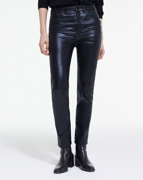 Jean Slim enduit noir