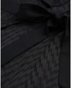 Robe Courte à manches longues noire