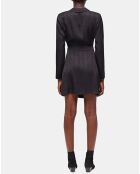 Robe Courte à manches longues noire
