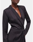 Robe Courte à manches longues noire