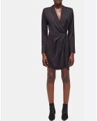 Robe Courte à manches longues noire
