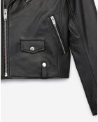 Veste en Cuir noire