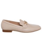 Mocassins en Cuir Caroline beiges