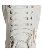 Sneakers en Cuir Jasmine blanc/doré
