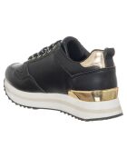 Sneakers Amélie noir/doré