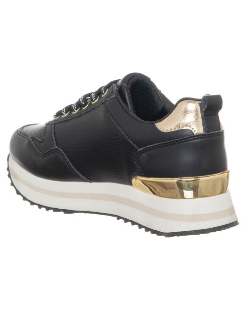 Sneakers Amélie noir/doré