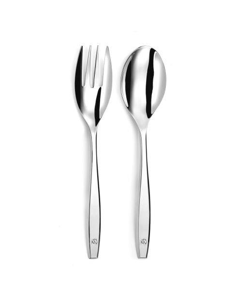 2 couverts de service Figure Inox