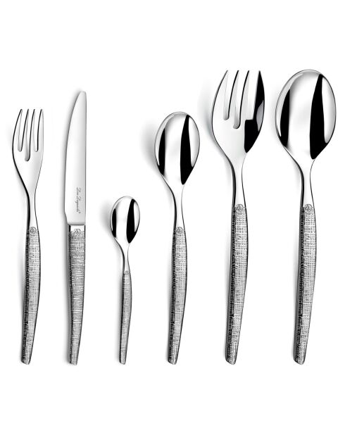 Set de cuchillos de mesa gris Jet Styl, 50 piezas