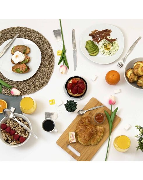 Set de cuchillos de mesa gris Jet Styl, 50 piezas