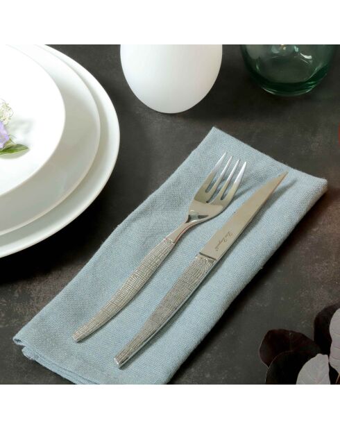 Set de cuchillos para carne Jet Styl gris - 50 piezas